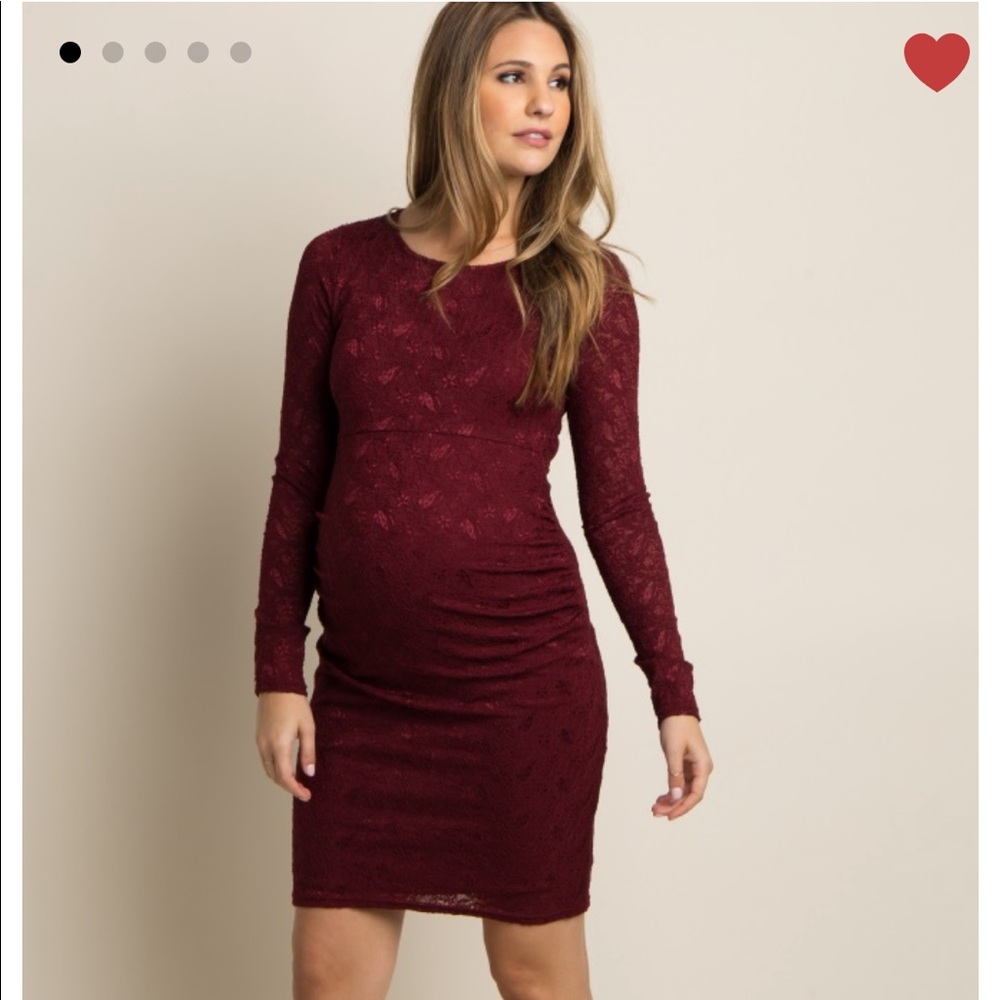 Pink Blush maternity dress